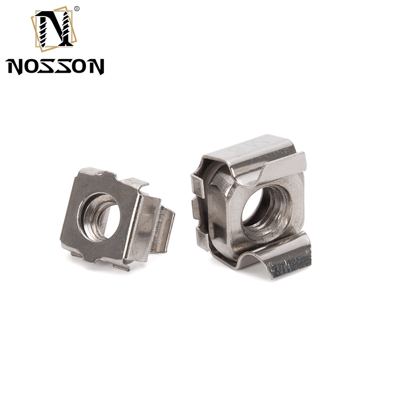 JIS Standard Metric Cage Nut M4 M5 M6 M8 Stainless Steel Carbon Steel With Zinc Plated for Plain Finish and Metric Measurement System