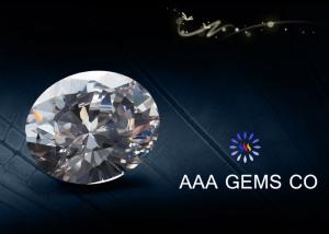 Quality Forever Brilliant Oval Colorless Moissanite 5 Carat Hardness 9.2 To 9.5 wholesale