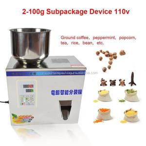 Quality Semi Automatic Tea Weighing Machine , Coffee Bean Powder Filling Machine wholesale