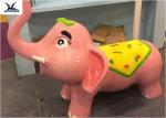 Shopping Mall Lovely Fiberglass Cartoon Animals Shape Seat Kiddie Chair Statues