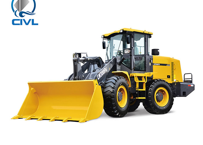 Model LW300KV Compact Wheel Loader With Bucket Volume 1.5-2.5CBM, Loading 3000kgs, 92KW Engine Power