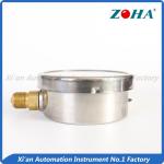Phosphor Bronze Oil Filled Pressure Gauge With Aluminum Black Pointer