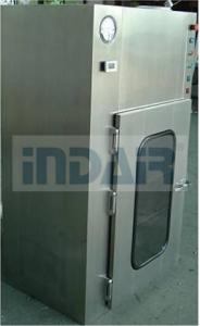 Quality High Durability Stainless Steel Pass Box Wall / Floor Mounted Door With Viewing Glass wholesale