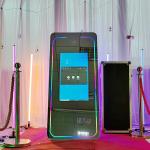 Event Wedding Magic Mirror Photobooth Selfie Kiosk 65 inch black Color