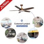 100% Copper Motor 52 Inch 1320cm Energy Saving 5 Blade LED Ceiling Fan for Hall