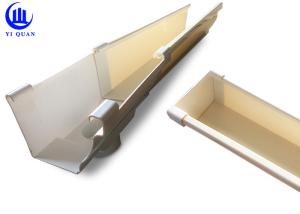 Quality Roofing Draining K Style Square Plastic Guttering System Anti - Aging wholesale
