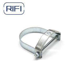 China 8'' Silver Conduit Clevis Hanger Metal Conduit Clamp Weather Resistance on sale