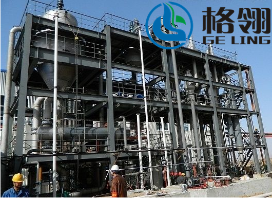Industrial Falling Film Evaporator for oil extraction and distillation