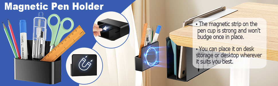 Laptop Stand Under Desk 2 Tier Steel Hanging Desk Organizer for Tablet iPad books Holder