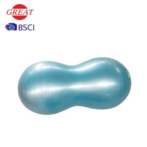 Quality Ecofriendly PVC Exercise Ball , 45x90cm Peanut Shaped Yoga Ball wholesale