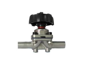 Quality Stainless Steel Welded Sanitary Diaphragm Valves Pneumatic Actuated wholesale