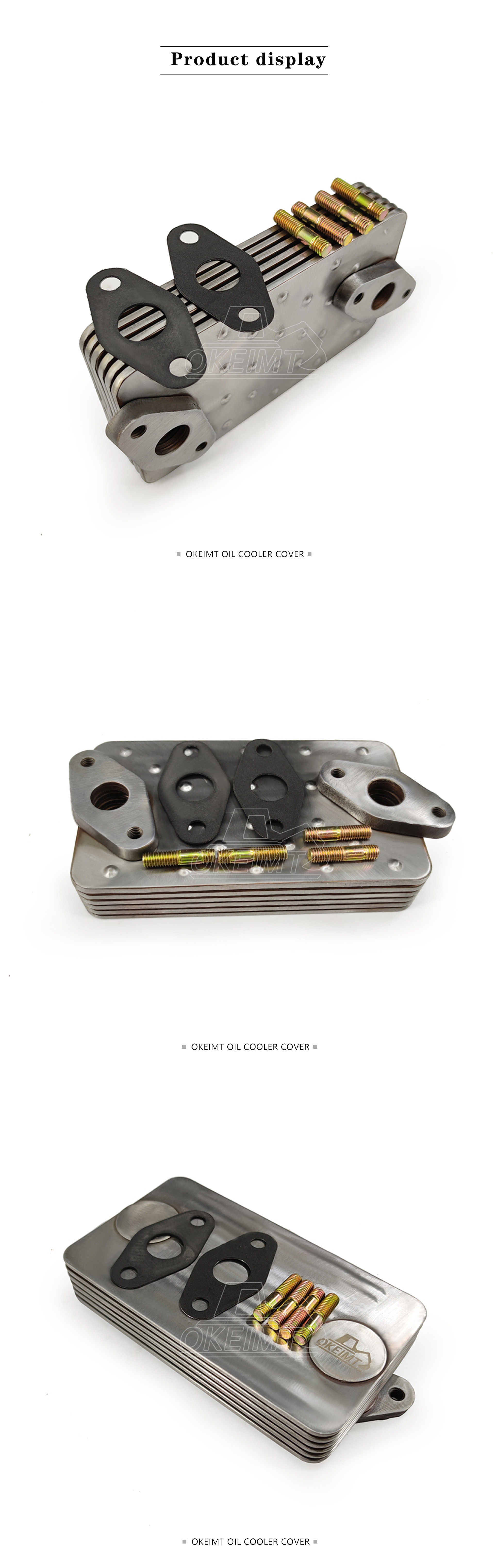 OKEIMT 600-651-1570 Engine Oil Cooler Core for Komatsu PC60-6 PC120-3