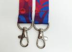 Gift Bamboo Id Card Sublimation Printing Lanyards , Name Badge Lanyards