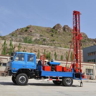 GL-IIA Truck Mounted Drilling Rig Water Well Machines For Hard Rock Drilling