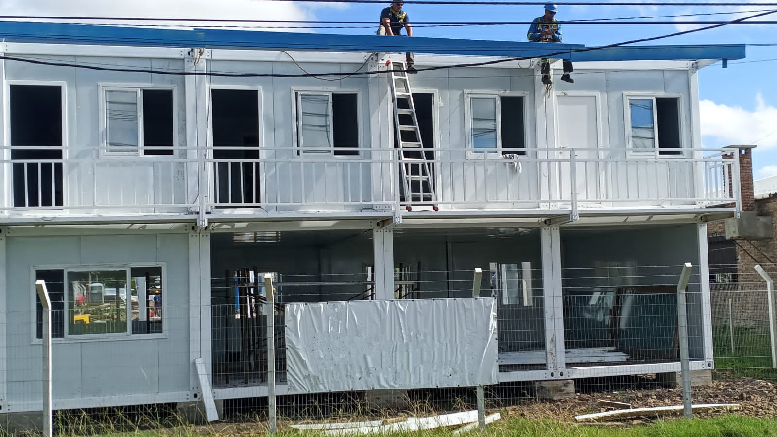 Q355 Q235 Modular Container Buildings Prefab Container Homes Customized