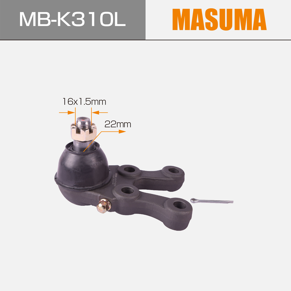 MB-K310L MASUMA Upper Ball Joint 54530-4AA10 54530-4A800 for HYUNDAI H-1 2.4L SIRIUS2. MICROBUS