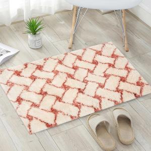 Quality Moisture Absorber Chenille Latex Backed Tufted Bath Rug wholesale