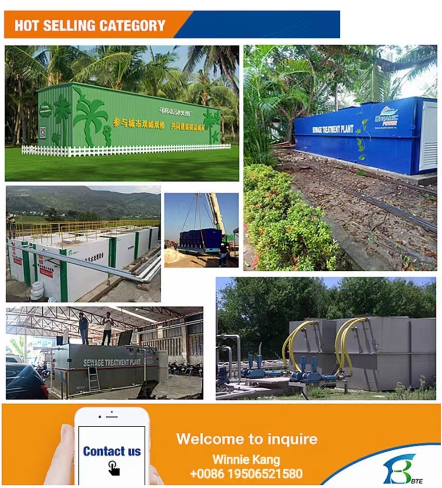 Video Outgoing-Inspection Dissolved Air Flotation Grease Traps Sewage Treatment Equipment