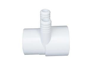 Quality Impact Proof Two Ports Ribbed Plastic Water Manifold / Hot Tub And Spa Parts wholesale