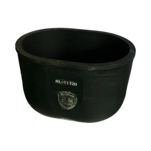 Quality Chemical Stability Oval Type Crucible Metal Melting Silicon Carbide Graphite Crucible wholesale