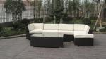 3pcs PE rattan sofas