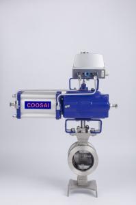 Quality Double Acting Pneumatic Actuator Segment Ball Valve for Beverage Food Manufacturing wholesale
