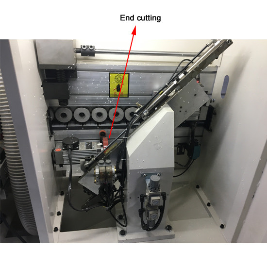 Straight full automatic PVC edge banding machine for door cabinets KC370D