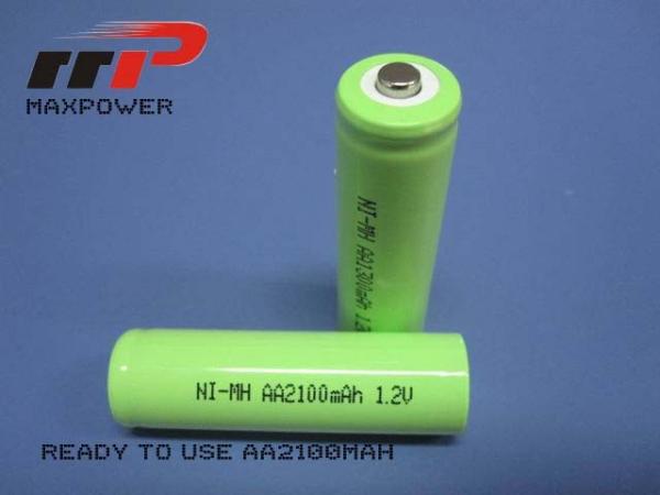Cheap Ready charging nimh Rechargeable Battery 1.2V AA2100mAh CE UL for sale
