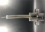 Spring Closing Stainless Steel Concealed Hinges Polished Surface Finishing