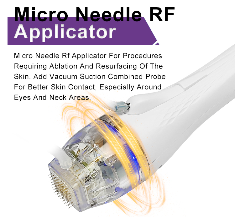 Portable Gold Micro Needle Equipment Radio Frequency Fractional RF Microneedle Machine For Ance Treatment