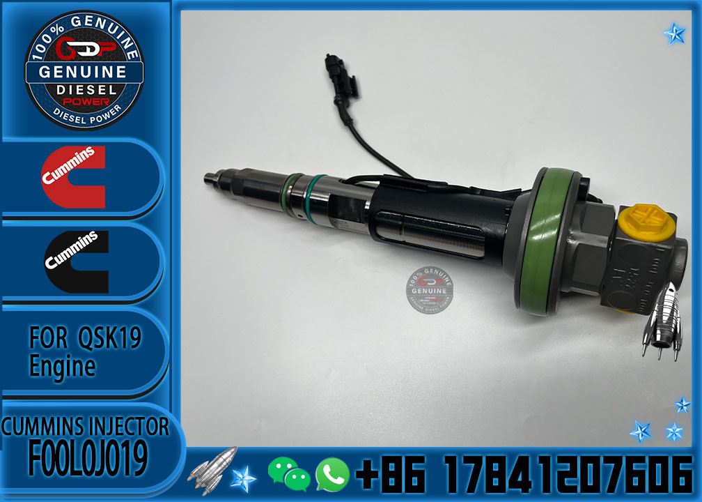 Common rail injector fuel injecto F00BJ00005 4955524 F00L0J019 for QSK19 Excavator QSK19 QSK38 QSK50 QSK60