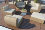 6pcs hot PE wicker patio furniture