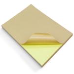 Water Glue Colorful Kraft Sticker Photo Paper