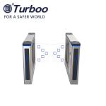 Office Security Swing Electronic Turnstile Gates Mechanical Anti - Pinch