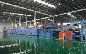 Quality Fabric Electrostatic Flocking Machine Auto Temperature Control Condruction Oil Heating wholesale