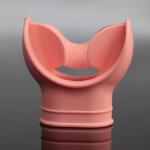 Transparent Blue Red Silicone Scuba Diving Mouthpiece Regulator