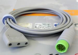Quality Compatible 12 Pin ECG Monitor Cable , Patient ecg trunk cable For Hospital wholesale