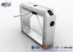 Electric Stainless Steel Access Control Turnstiles , Revolving Tripod Barrier