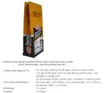 Charcoal Briquettes, BBQ Kraft Paper Charcoal Bag, Grill Packing Bag, Size 3kg