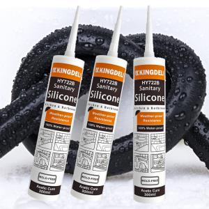 Quality Acetic Construction Glass Sealant RTV Glue Weather Resistance Silicone Adhesive wholesale