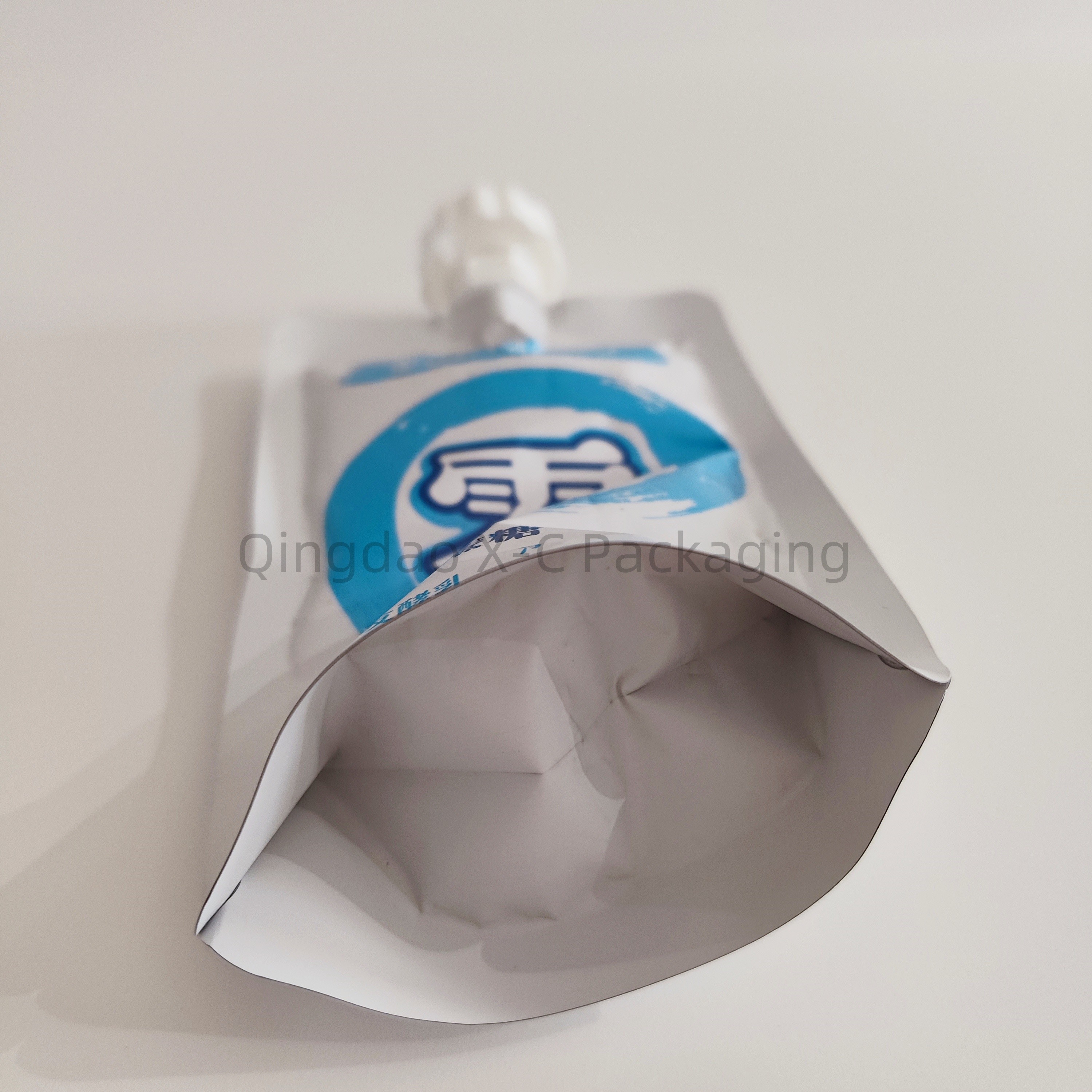 Custom Corner Spout Stand Up Bag Heat Seal Pouch For Liquid Puree Packaging