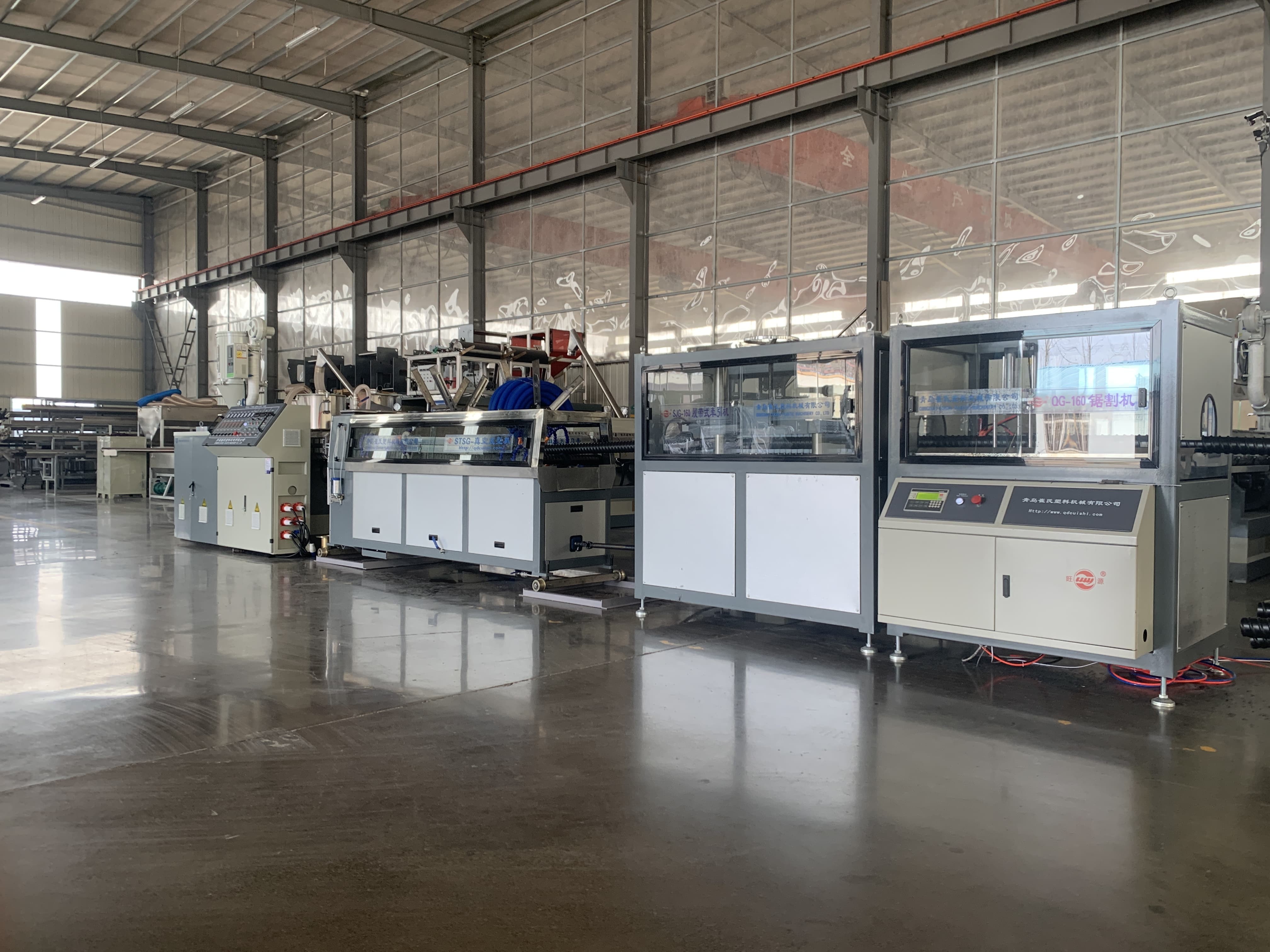 380V.50HZ Power Supply HDPE Carbon Spiral Pipe Machine for Pe Pipe Production Efficiency