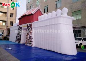 Quality ROHS Custom Inflatable Products , Commercial LED Inflatable Rock Wall For Outdoor Display wholesale