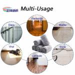 Sponge Layer Microfiber Wet Mop Head 5.5"X16" Velcro System Grey Mop Head