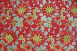 60cm Emulation Real Silks Chemical Lace Red/Green Color Water Soluble Embroidery