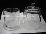 Clear handmade glass lamp shade glass cake cover