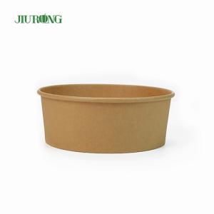Quality Sustainable Eco Friendly Biodegradable Paper Bowl 1500ml for Hamburger Bread wholesale