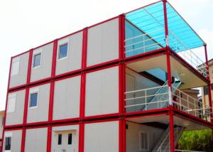 Quality Warm Cool Steel Container Houses , Metal Container Houses With Air Conditioner wholesale