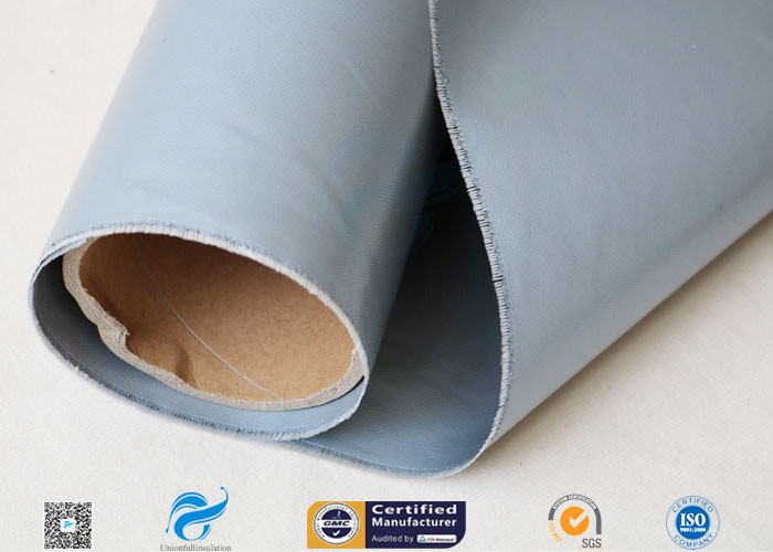 7628 0.3mm Grey Silicone Coated Fiberglass Fabric For Anti Corrosion Materials