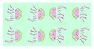 Quality Thick 2ply Summer Watermelon Paper Napkins 30PCS For Birthday Party wholesale